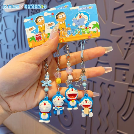 正版哆啦A梦小鼻嘎玩偶钥匙扣情侣闺蜜对装手机链可爱公仔包挂件 正版哆啦A梦小鼻嘎玩偶钥匙扣情侣闺蜜对装手机链可爱公仔包挂件